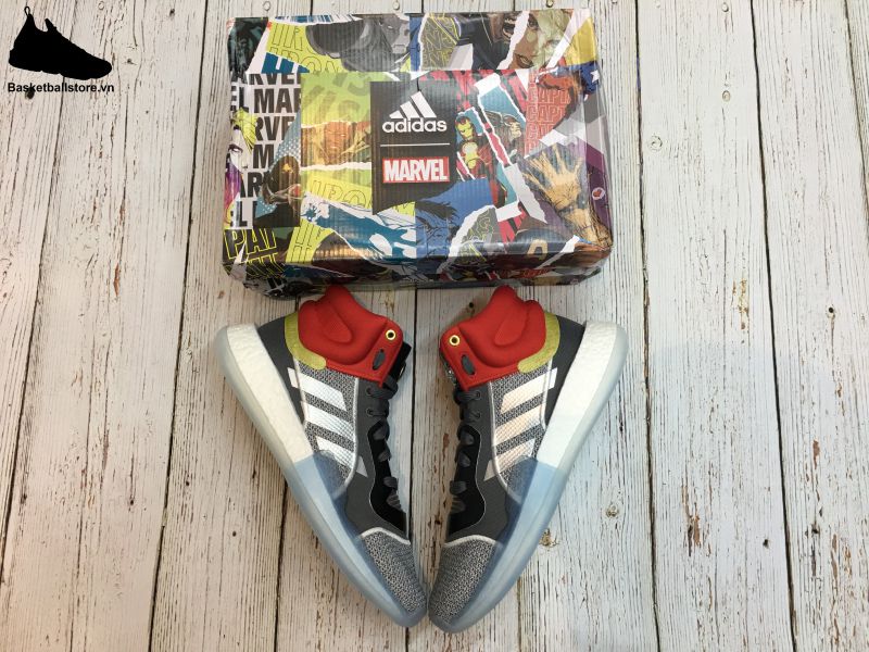 giÃ y bÃ³ng rá» Adidas Marquee Boost Thor Marvel/EF2258