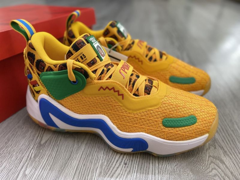 Giày bóng rổ chính hãng Adidas D.O.N Issue 3 LEGO Yellow Spida/ GV7276/ Donovan Mitchell