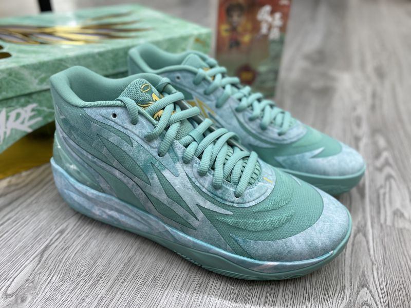 Giày bóng rổ chính hãng Puma LaMelo Ball MB.02 Lunar New Year Jade/ 378284-01/ LaMelo Ball