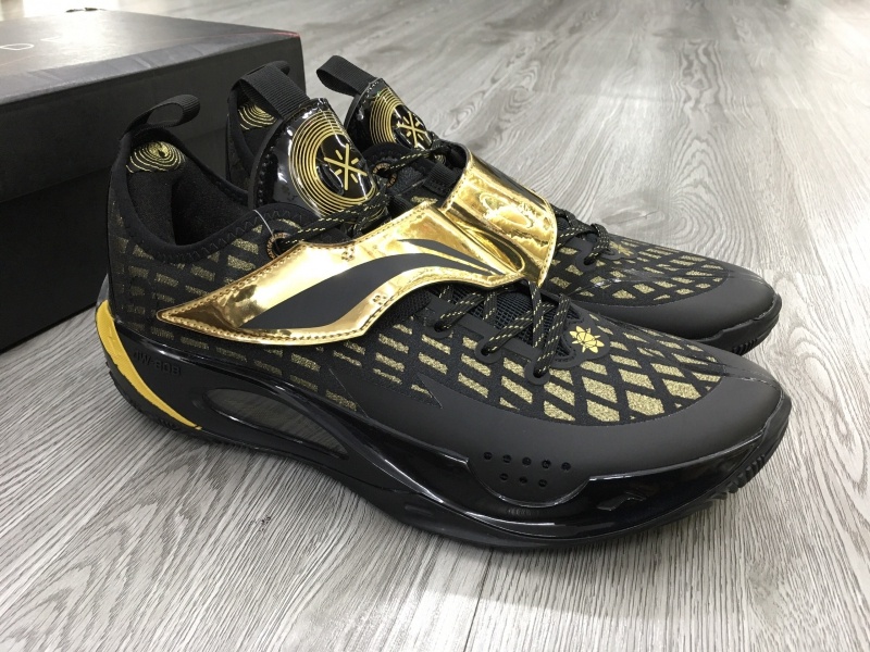 Giày bóng rổ chính hãng Li-Ning Wade 808 2 Metallic Gold Black ABPT017 2/ Dwyane Wade