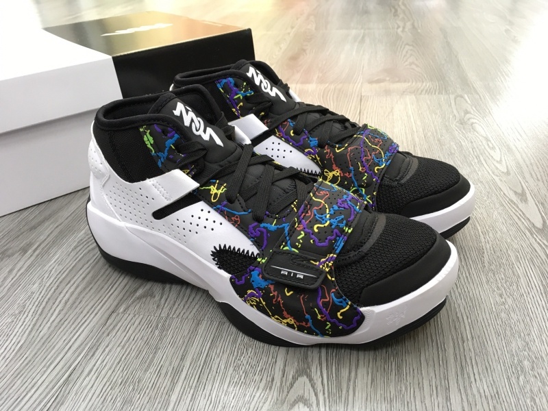 Giày bóng rổ chính hãng Nike Jordan Zion 2 Noah White Black Multi-Color (GS) DV1003-003/ Zion Williamson