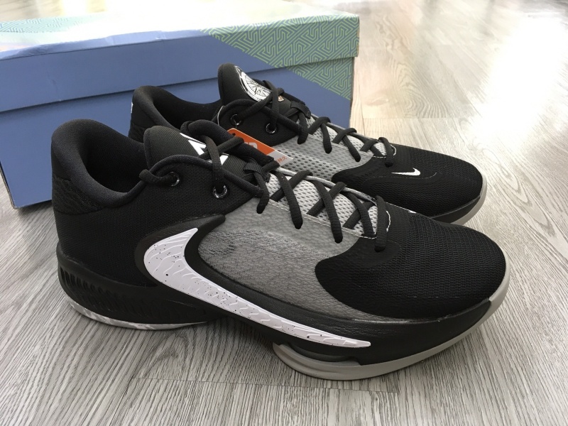 Giày bóng rổ chính hãng Nike Zoom Freak 4 EP Black Light Smoke Grey DJ6148-001/ Giannis Antetokounmpo