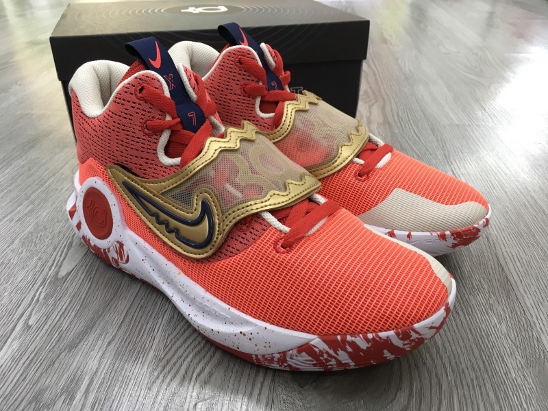 Giày bóng rổ chính hãng Nike KD Trey 5 X 'University Red Metallic Gold' - DD9538-600/ Kevin Durant