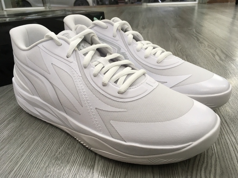 Giày bóng rổ chính hãng Puma LaMelo Ball MB.02 Lo White Silver 379419-01/ LaMelo Ball