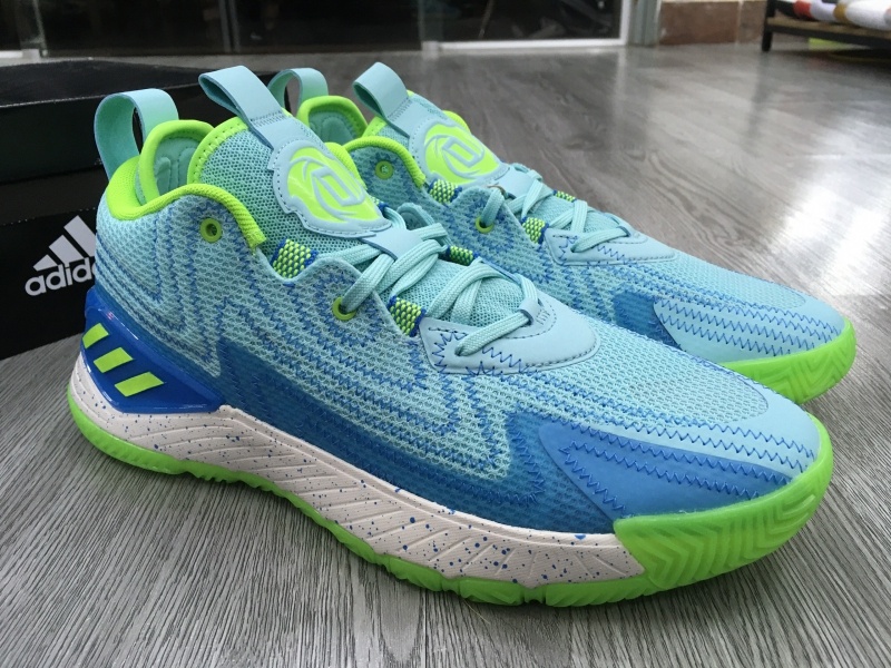 Giày bóng rổ chính hãng Adidas D Rose Son Of Chi II 'Aqua Solar Green' HQ1006/ Derrick Rose