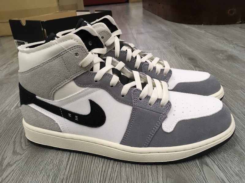 Giày thể thao chính hãng Nike Air Jordan 1 Mid SE Craft 'Cement Grey' DZ4136-002/ Michael Jordan