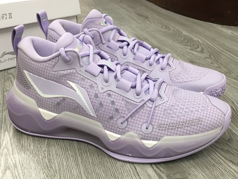 Giày bóng rổ chính hãng LiNing LiRen 2 Low 'Light Purple White' ABAS039‑13