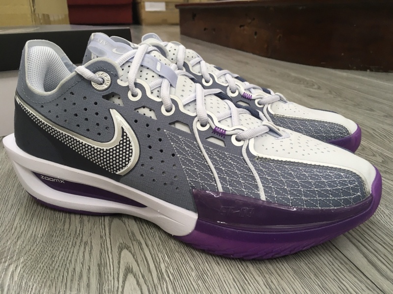 Giày bóng rổ chính hãng Nike Air Zoom GT Cut 3 EP 'Grey Purple' DV2913-400/DV2918-400