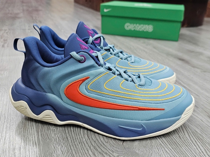 Giày bóng rổ chính hãng Nike Giannis Immortality 4 (GS) 'Denim Turquoise' FZ6734-400/ Giannis Antetokounmpo