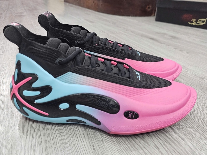 Giày bóng rổ chính hãng Li-Ning Way of Wade 11 'Miami Vice Black' ABAU049-33/Dwyane Wade
