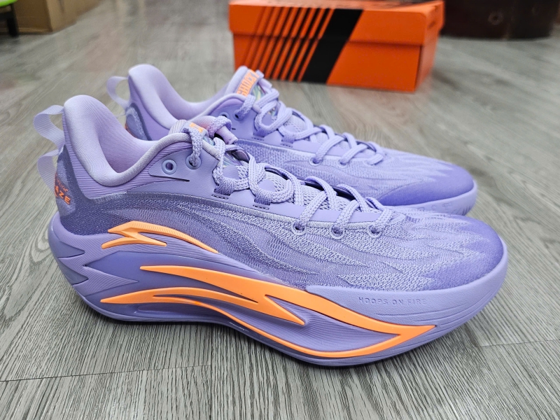 Giày bóng rổ chính hãng Anta Shock Wave 7 PRO 'Purple' 112621111-2/ Kyrie Irving
