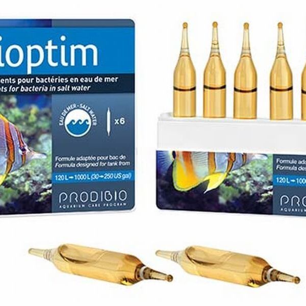 Thức ăn vi sinh cho hồ cá cảnh biển Bioptim 30 ống/hộp - Prodibio