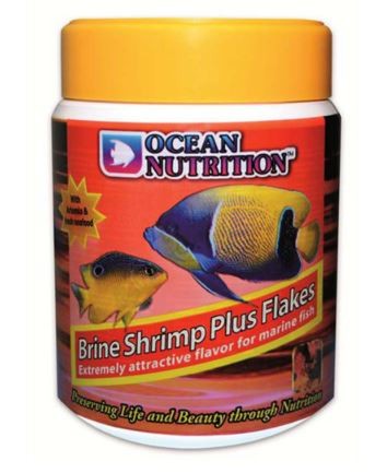 Thức ăn cho cá cảnh dạng lá Brine Shrimp Plus Ocean Nutrition 34g