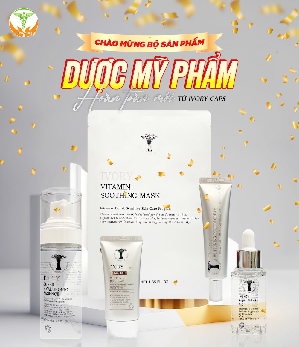 Dược mỹ phẩm Ivory Caps cập bến iThuoc Khoẻ & Đẹp