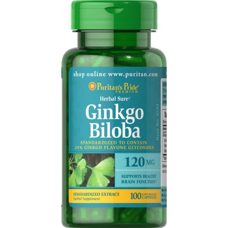 Ginkgo Biloba 120mg bổ thần kinh, tuần hoàn não 100 viên