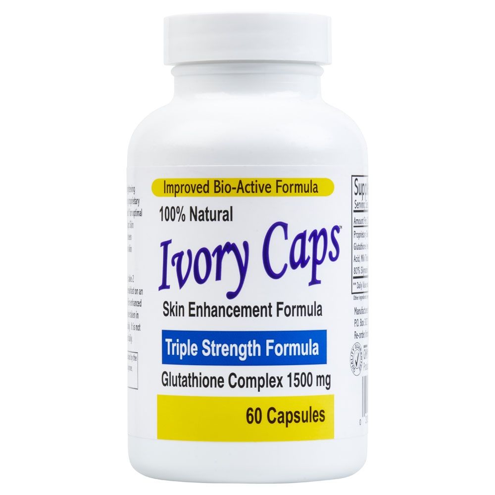 Viên uống trắng da Ivory Caps 1500mg 60 viên