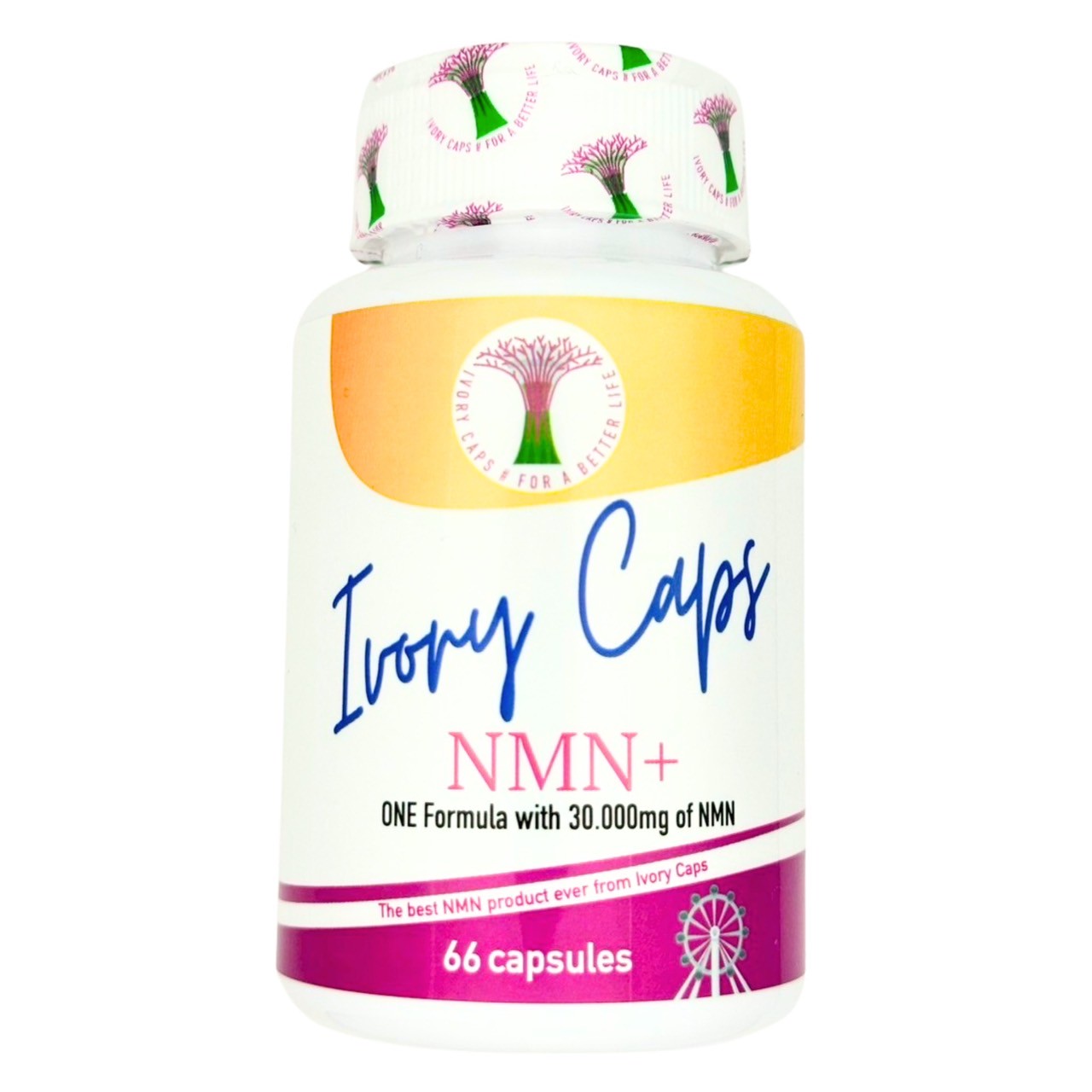 Ivory Caps NMN+ 30.000mg nâng cao sức khoẻ, đảo ngược lão hoá 66 viên