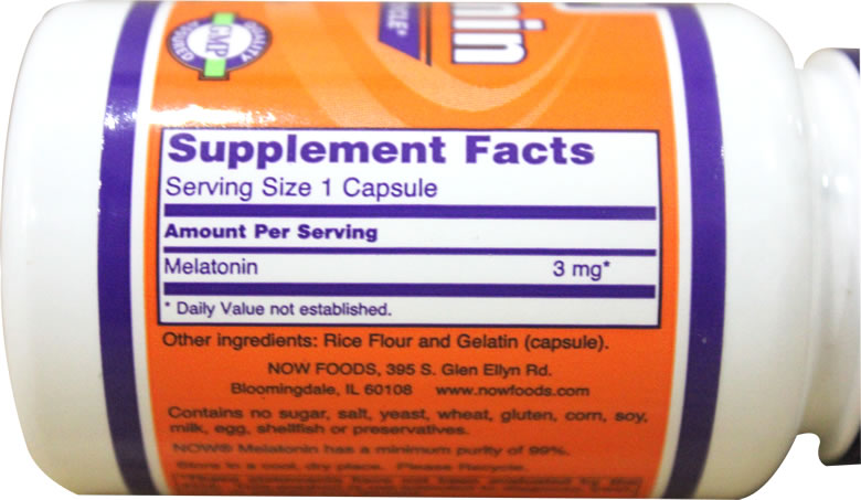 Melatonin Now giúp ngủ ngon 60 viên