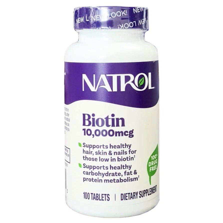 Natrol Biotin 10.000mcg 100 viên