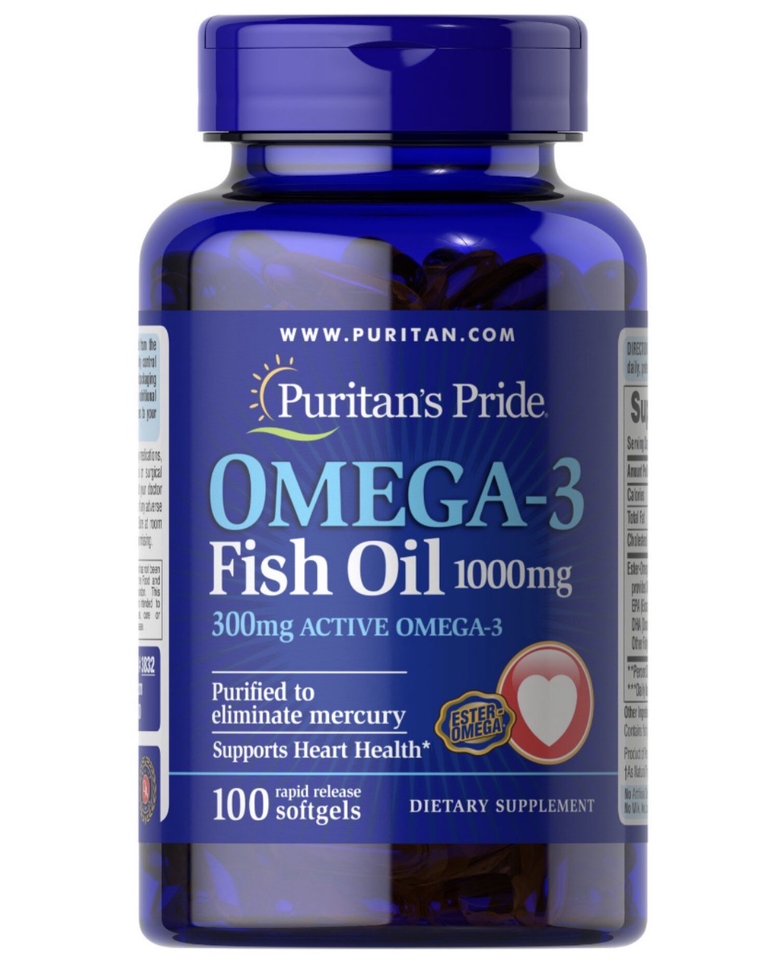 Omega-3 Fish Oil 1000mg 100 viên