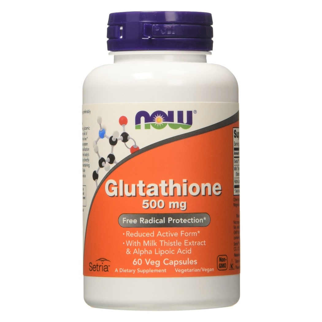 Viên uống trắng da Glutathione Now 500mg 60 viên