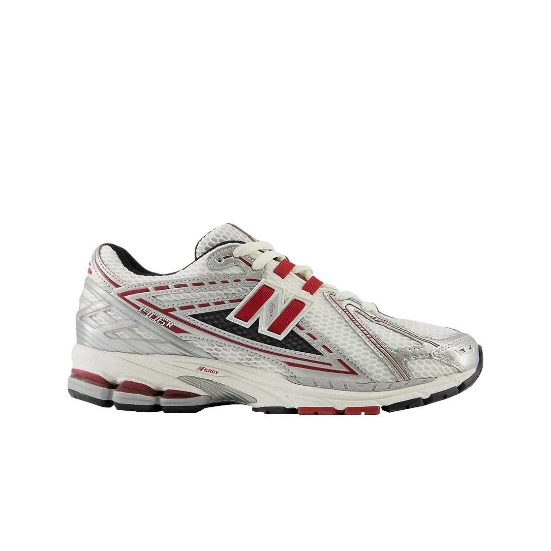 New Balance 1906R Silver Metallic Classic Crimson