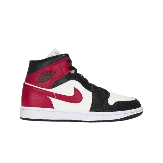 Jordan 1 Mid Gym Red Off Noir (Women's)