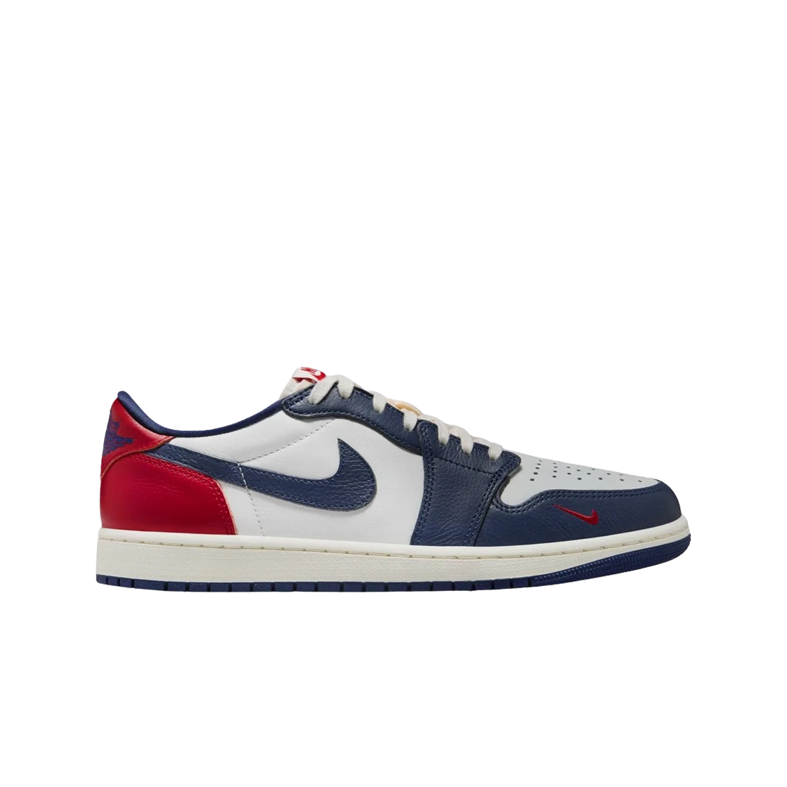 Jordan 1 Retro Low OG Gym Red and Midnight Navy
