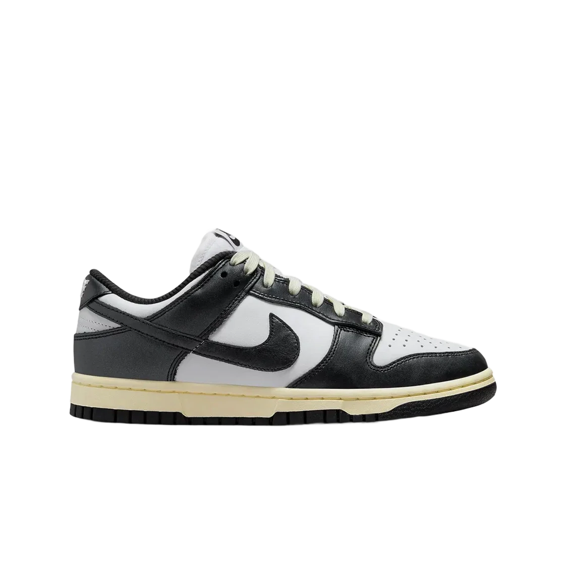 (W) Nike Dunk Low Vintage Black and White