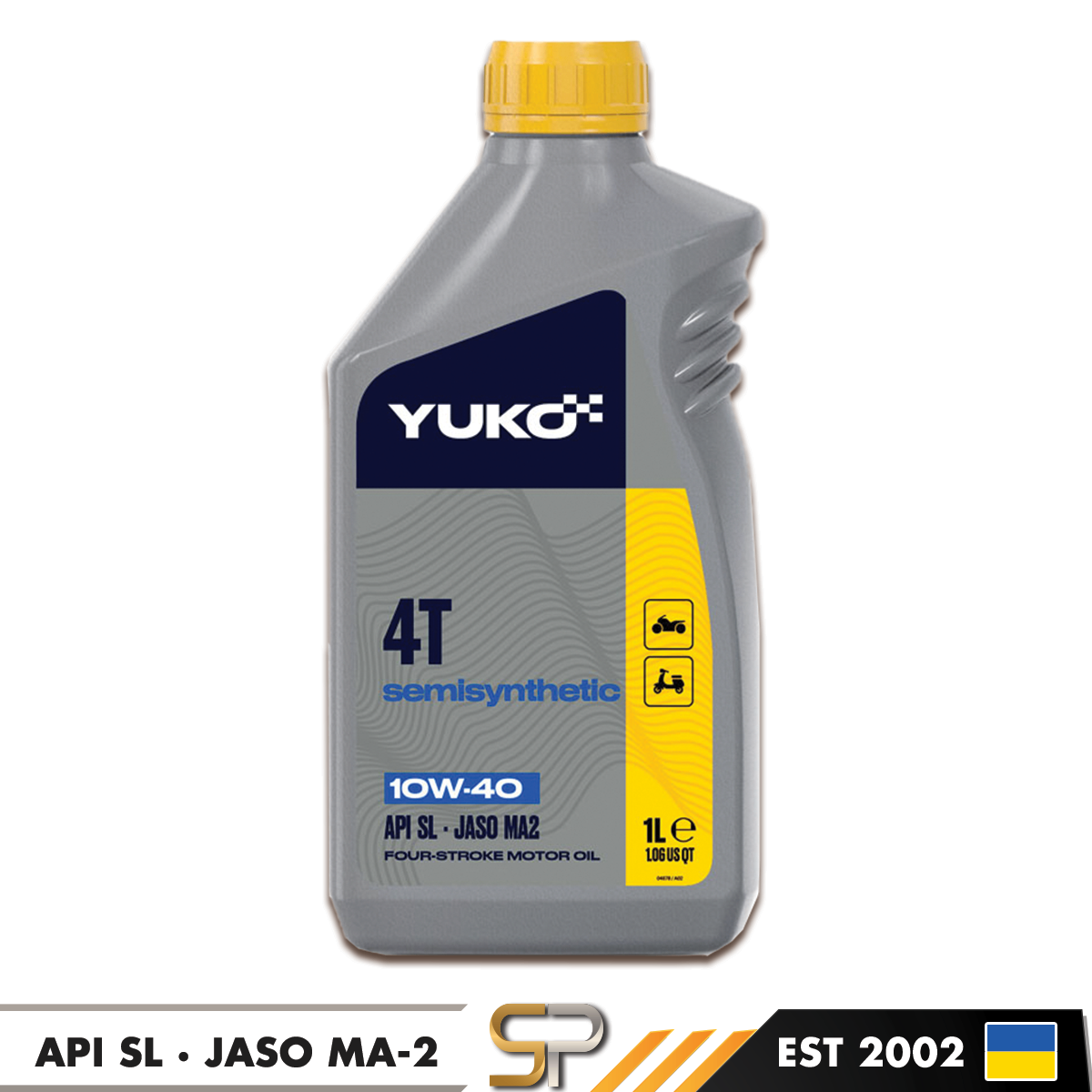 Yuko Semisynthetic 4T 10W40 SL 1L