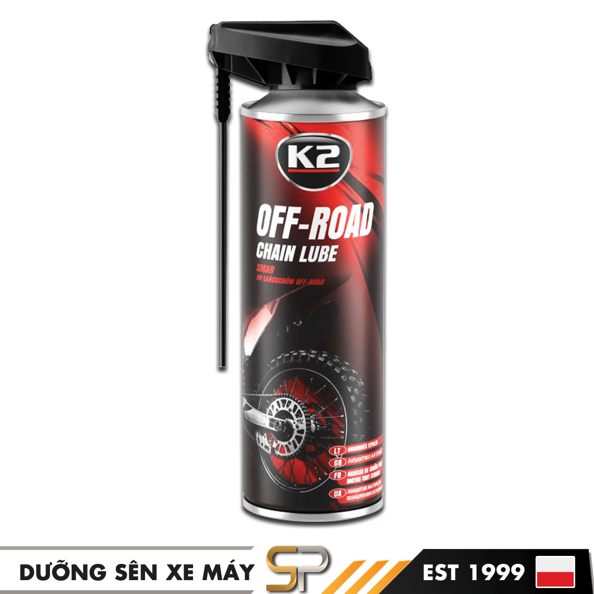 K2 CHAIN LUBE - DƯỠNG SÊN