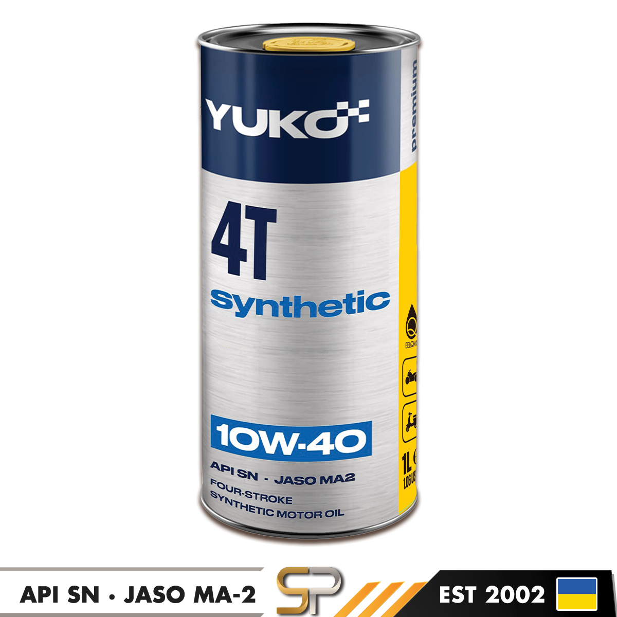 Yuko Synthetic 4T 10W40 SN 1L