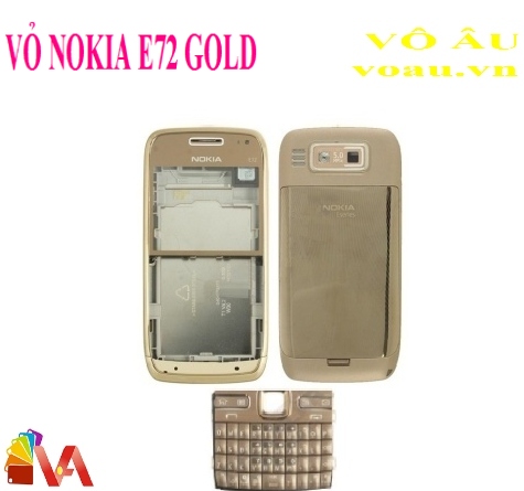 VỎ NOKIA E72 MÀU GOLD