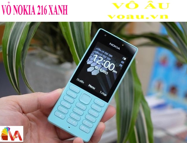 VỎ NOKIA 216 MÀU XANH