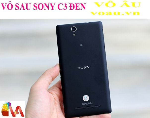VỎ SAU SONY C3 MÀU ĐEN
