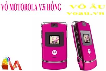 VỎ MOTOROLA V3i MÀU HỒNG KHÔNG PHÍM