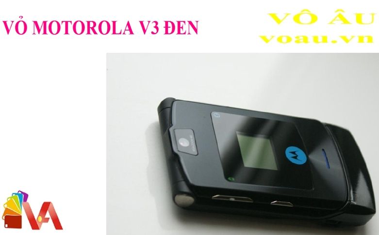 VỎ MOTOROLA V3 MÀU ĐEN KHÔNG PHÍM