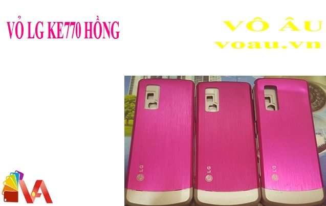 VỎ LG KE770 MÀU HỒNG KHÔNG PHÍM