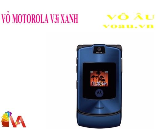 VỎ MOTOROLA V3i MÀU XANH KHÔNG PHÍM