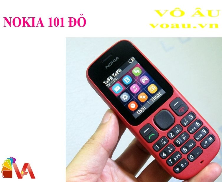 NOKIA 101 XỊN MÀU ĐỎ