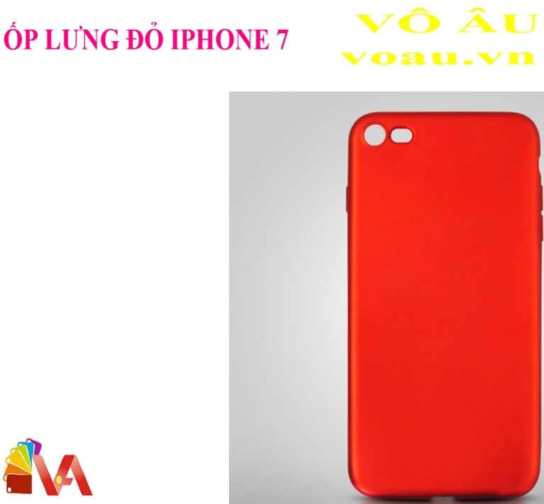 ỐP LƯNG ĐỎ IPHONE 7