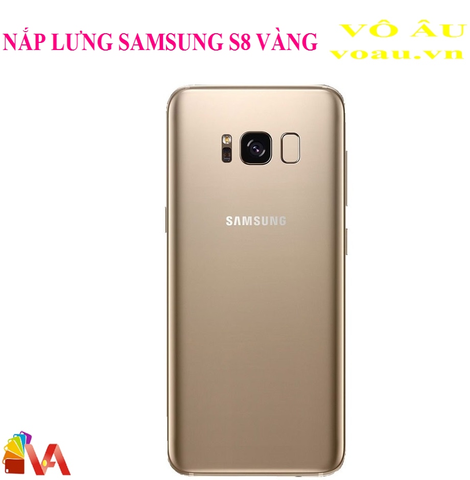 NẮP LƯNG SAMSUNG S8 MÀU VÀNG
