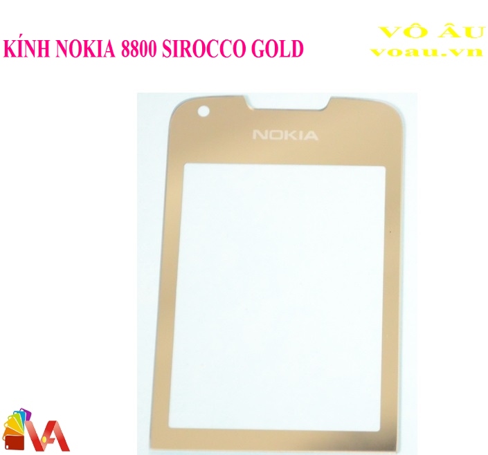 KÍNH NOKIA 8800 SIROCCO MÀU GOLD