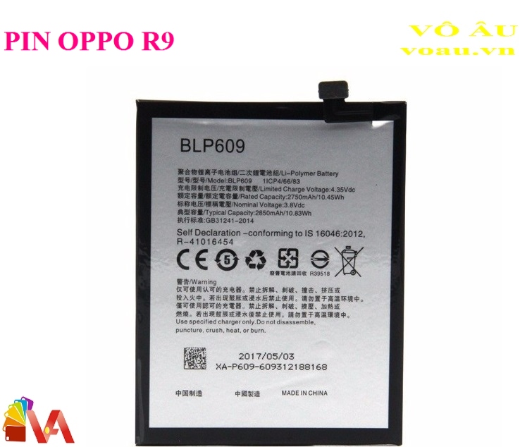 PIN OPPO R9