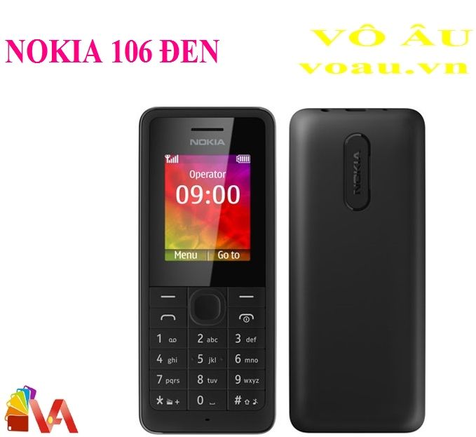 ĐIỆN THOẠI NOKIA 106 CHÍNH HÃNG MÀU ĐEN