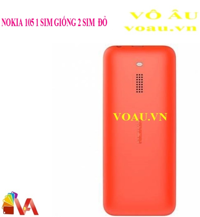 NOKIA 105 1 SIM GIỐNG 2 SIM MÀU ĐỎ