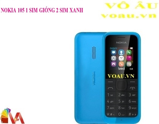 NOKIA 105 1 SIM GIỐNG 2 SIM MÀU XANH