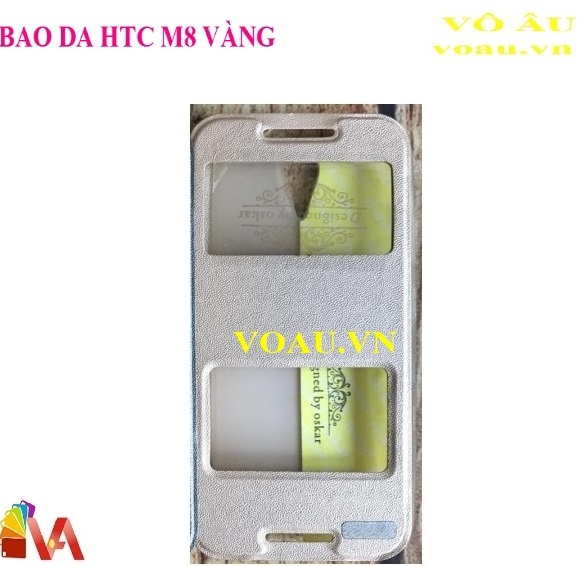 BAO DA HTC M8 MÀU VÀNG HIỆU OSKAR