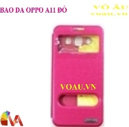 BAO DA OPPO A11 MÀU ĐỎ