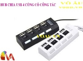 HUB CHIA 4 CỔNG USB CÓ CÔNG TẤC